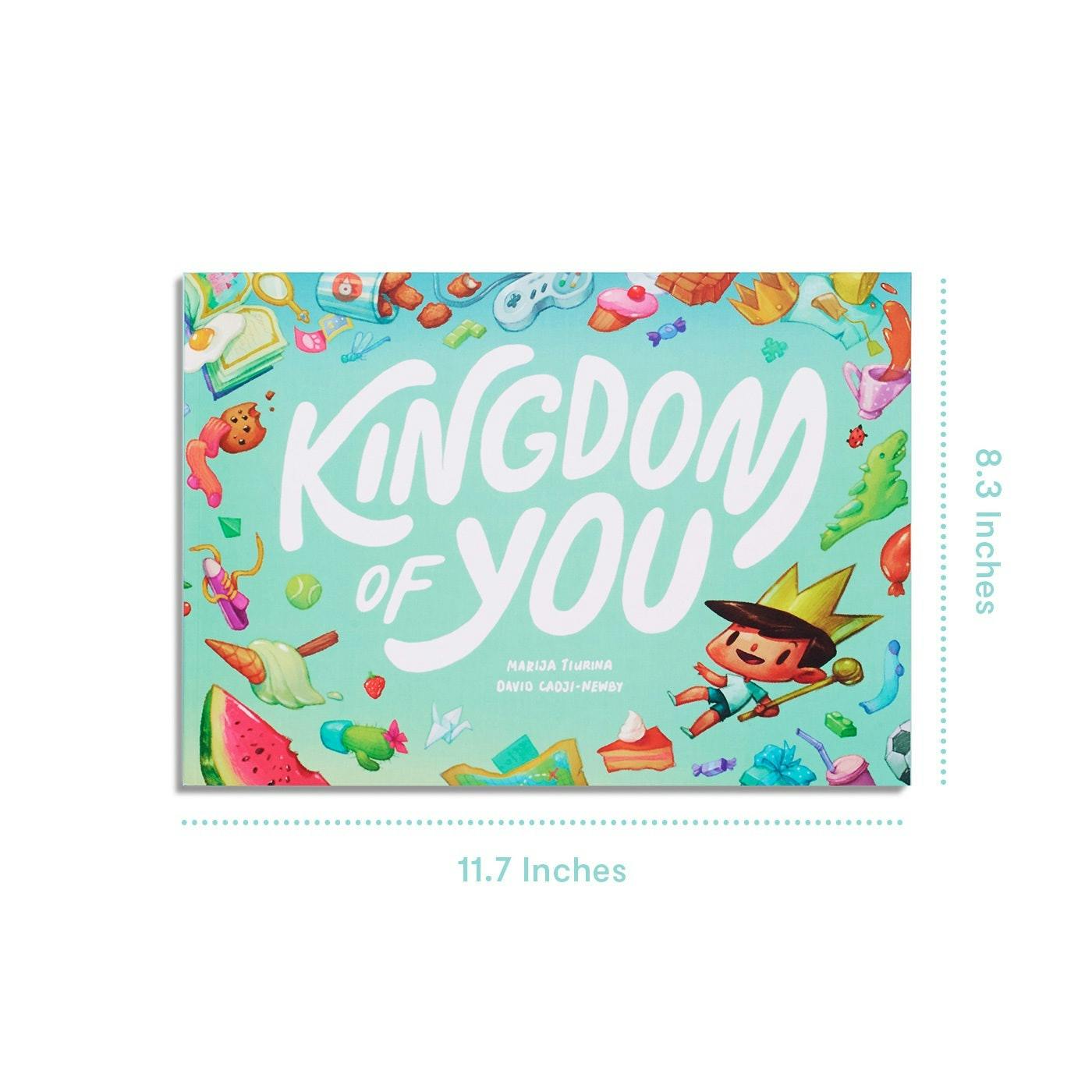 Kingdom of You - Product Specification of the dimensions of the book