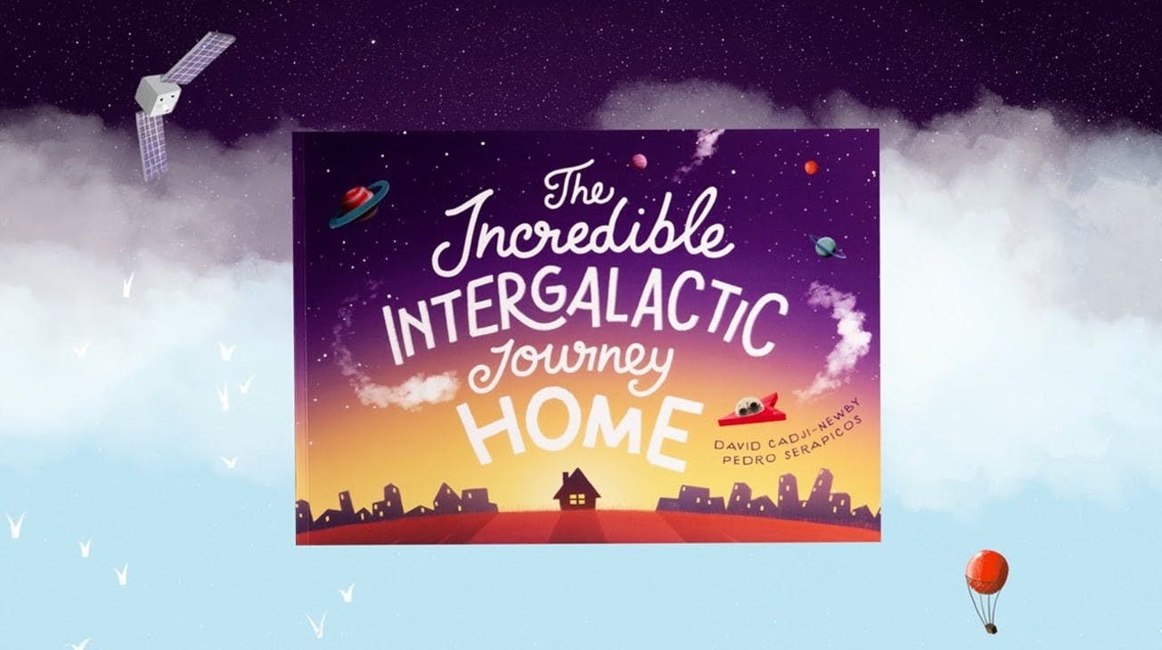 The Journey Home Book - personalised geographical book where it takes your child on an adventure