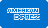 Available Payment systems: American Express