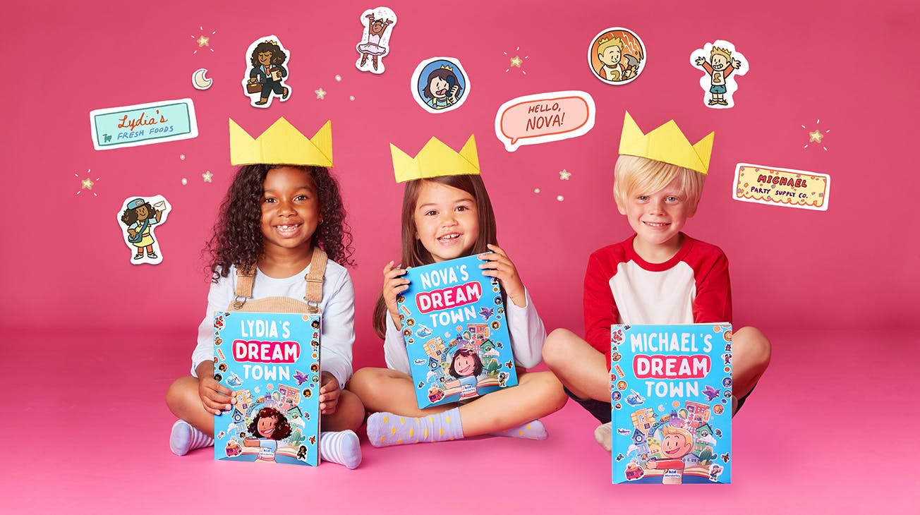 DTS kids with crowns